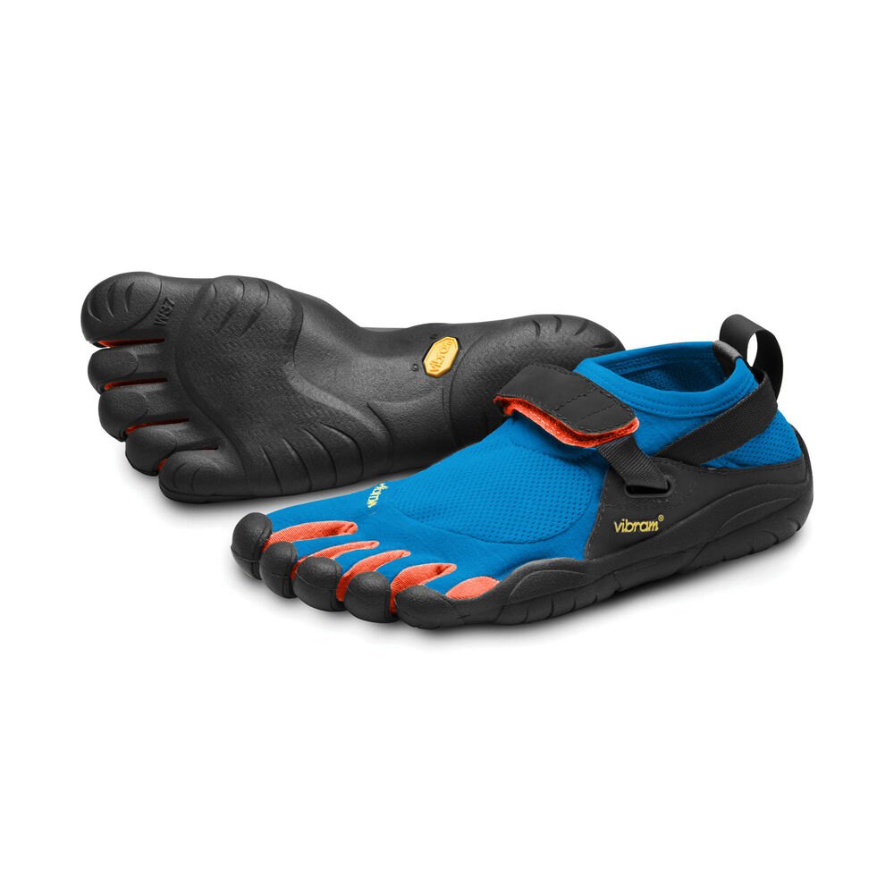 Tenis Deportivos Hombre Azules/Naranjas - FiveFingers Kso - ZRYGHI-237